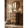 Commode en bois recyclé et métal LOFT