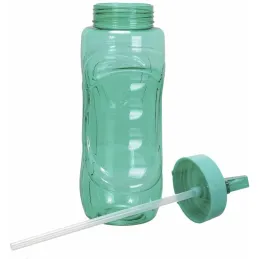 Gourde de sport bouchon avec paille 900 ml