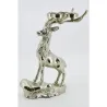 Cerf porte-bougies aluminium
