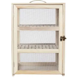 Garde manger en bois Réserves gourmandes 3 niveaux