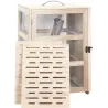 Garde manger en bois Réserves gourmandes 3 niveaux