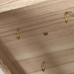 Garde manger en bois Réserves gourmandes 3 niveaux