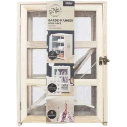 Garde manger en bois Réserves gourmandes 3 niveaux
