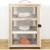 Garde manger en bois Réserves gourmandes 3 niveaux