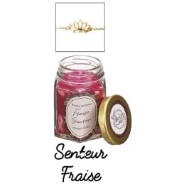 Bougie parfumée en bocal avec bijou surprise