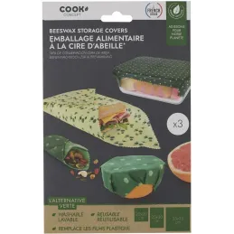 Emballage alimentaire en cire d'abeille Green attitude