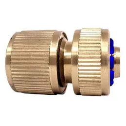 Raccord rapide en laiton Aquastop