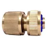 Raccord rapide en laiton Aquastop
