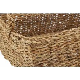 Ensemble de corbeilles de rangement en jonc (Lot de 7)