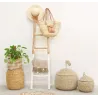 Coffres poire en jonc de mer (Lot de 2)