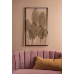 Décoration murale en métal Gold