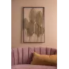 Décoration murale en métal Gold