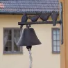 Cloche de jardin en fonte 4 oiseaux
