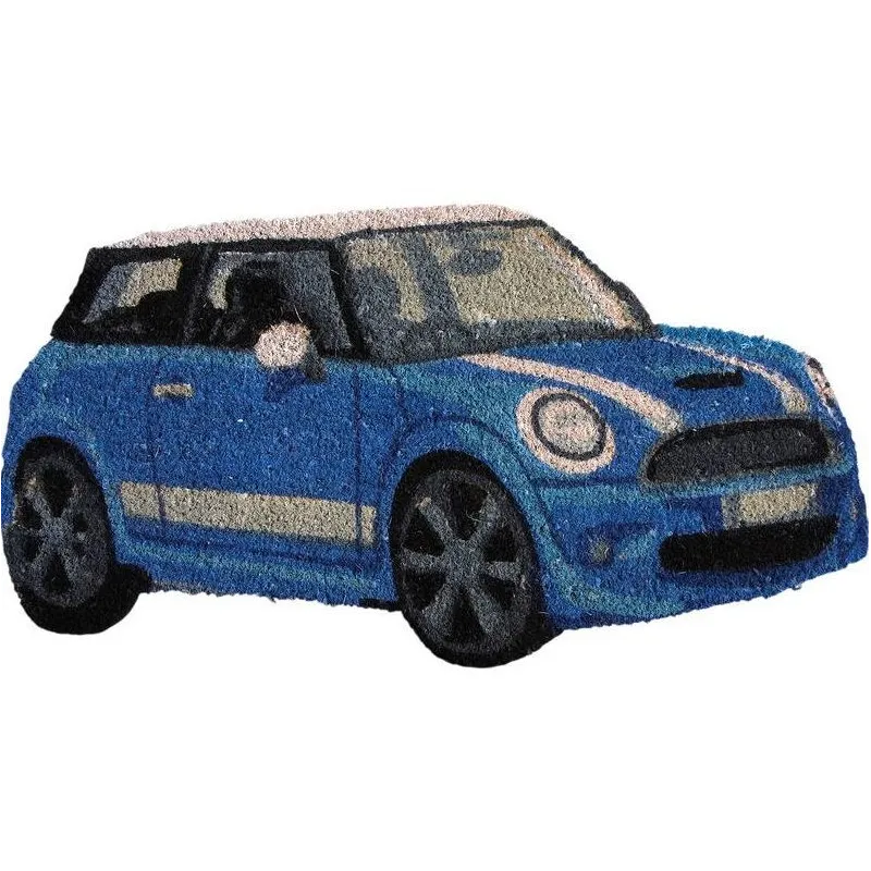 Paillasson original en forme de voiture