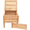 Composteur de jardin en bois Douglas du Morvan PEFC