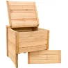 Composteur de jardin en bois Douglas du Morvan PEFC