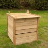 Composteur de jardin en bois Douglas du Morvan PEFC