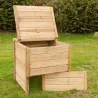 Composteur de jardin en bois Douglas du Morvan PEFC