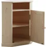 Petit meuble d'angle en bois brut