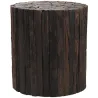 Tabouret rondin de bois