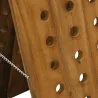 Grand porte-bouteilles en bois recyclé