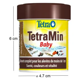 Aliment complet Tetra Tetramin baby 66ml
