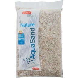 Sol décoratif Aquasand naturel quartz blanc 1kg