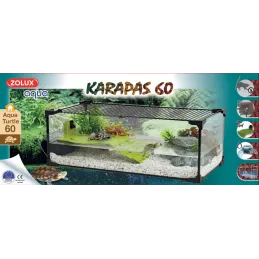 Terrarium pour tortues d'eau Karapas 60