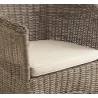 Fauteuil poelet gris Ara