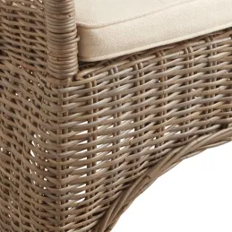 Fauteuil poelet gris Ara