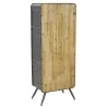 Meuble bar en bois et métal 