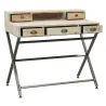Bureau en bois et métal