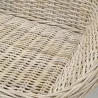 Fauteuil rond en poelet gris Talang