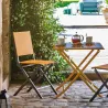 Table pliante en aluminium Lorita 70cm