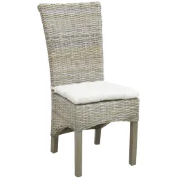 Chaise en acajou teinté