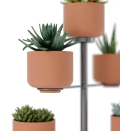 Support à plantes avec 5 pots Terrapotta