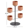 Support à plantes avec 5 pots Terrapotta