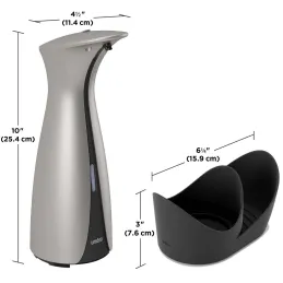 Pompe à savon avec porte-éponge 250 ml Otto