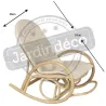 Coussin pour rocking-chair