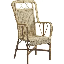 Fauteuil rotin naturel Empereur