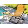 Table basse jardin ronde en acier Rio 50 cm