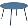 Table basse jardin ronde en acier Rio 70 cm