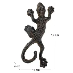 Salamandre en fonte 11x4x19 cm