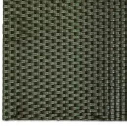 Brise-vue en résine tressée pour balcon et clôture coloris vert