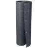 Brise-vue en résine tressée avec oeillets métalliques coloris anthracite