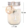 Bougie Mason Jar Tree of Life 12 cm