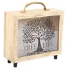 Tirelire valisette Tree of life 21 x 20 cm