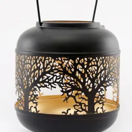 Lanterne photophore Tree of Life 22 x 19 cm