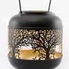 Lanterne photophore Tree of Life 22 x 19 cm