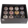 Boutons de porte en céramique colorés (Lot de 6)